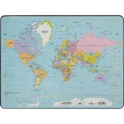 DURABLE Sous-main Carte du Monde PVC (chlorure de polyvinyle) Multicolore 53 x 40 cm - multicolore papier 7211-19_0