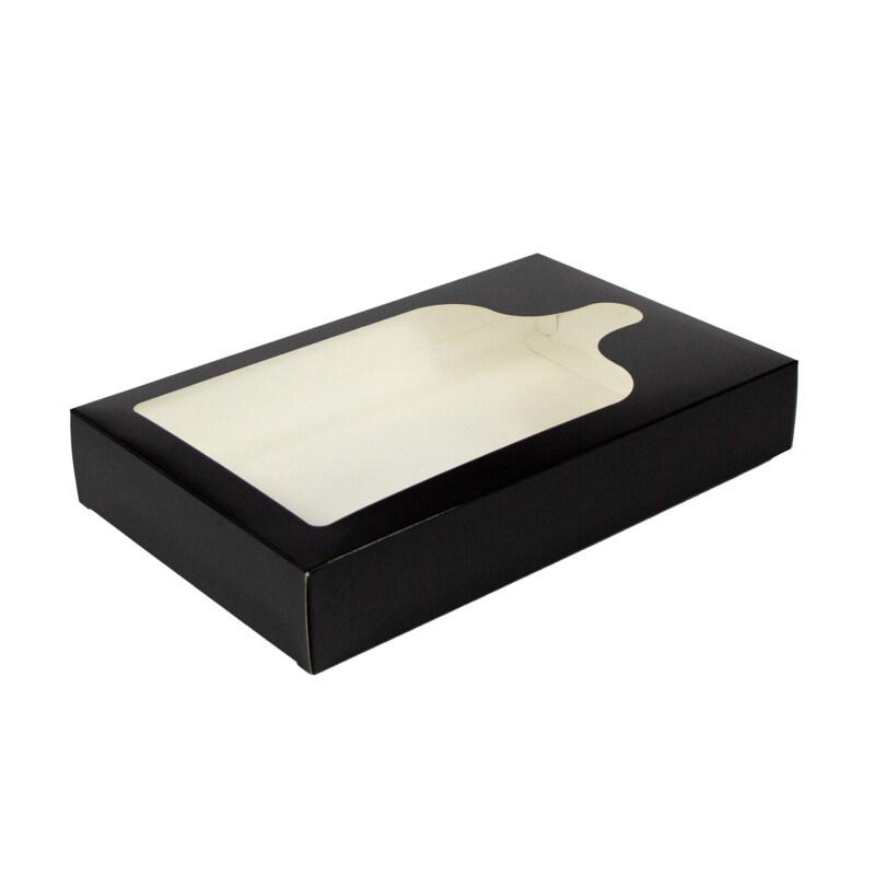 Ecolomique - 50Pcs - Boîte avec fenêtre en PET pour planche   300x190mm H50mm - en carton ECO210PLBOX1930_0