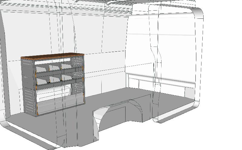 Etabli v1 passage de roue l.1016 x h.900 - u161130_0