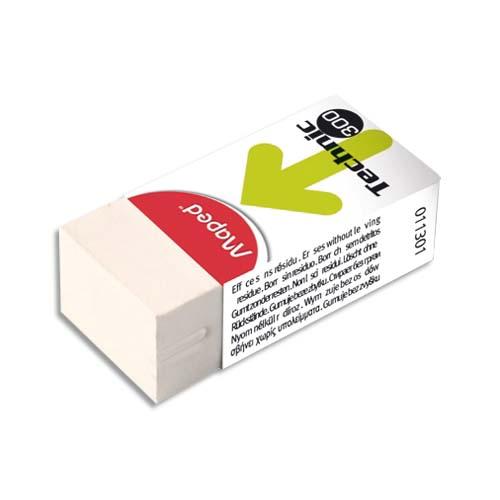 GOMME EN PLASTIQUE TECHNIC 300, AVEC FOURREAU CARTON - LOT DE 60