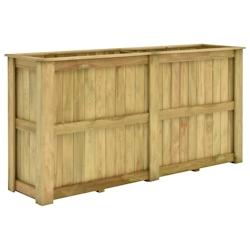 Helloshop26 - Jardinière surélevée 196 cm bois de pin imprégné 02_0000844 - 3000071771530_0