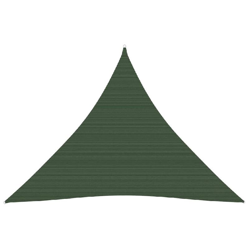 Helloshop26 - Voile toile d'ombrage parasol 160 g/m²  4 x 4 x 4 m PEHD vert foncé 02_0009432 - vert 3000509547768_0