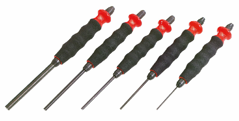 JEU DE 5 CHASSE-GOUPILLES GAINÉS 3 À 8MM - FACOM - 249.GPB