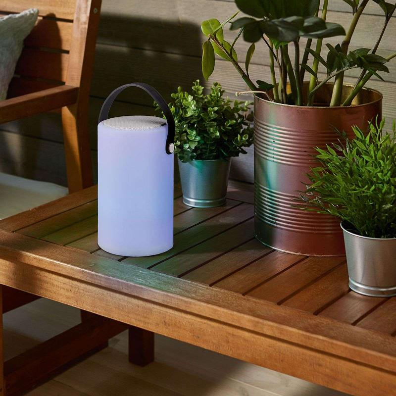 REALITY LEUCHTEN LAMPE À POSER LED BERMUDA BATTERIE ET TÉLÉCOMMANDE