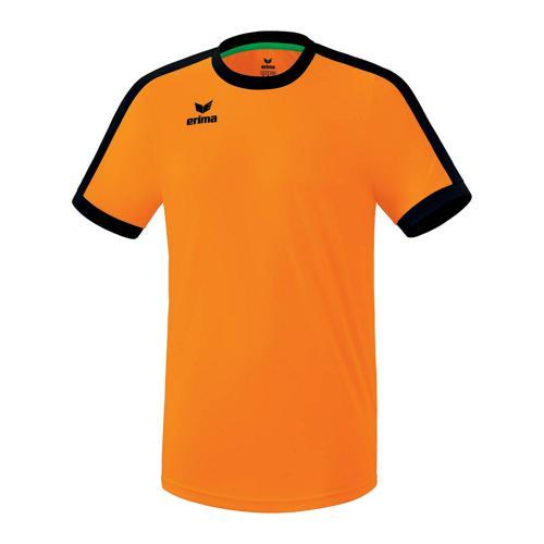MAILLOT DE FOOT ENFANT - ERIMA - RETRO STAR ORANGE/NOIR