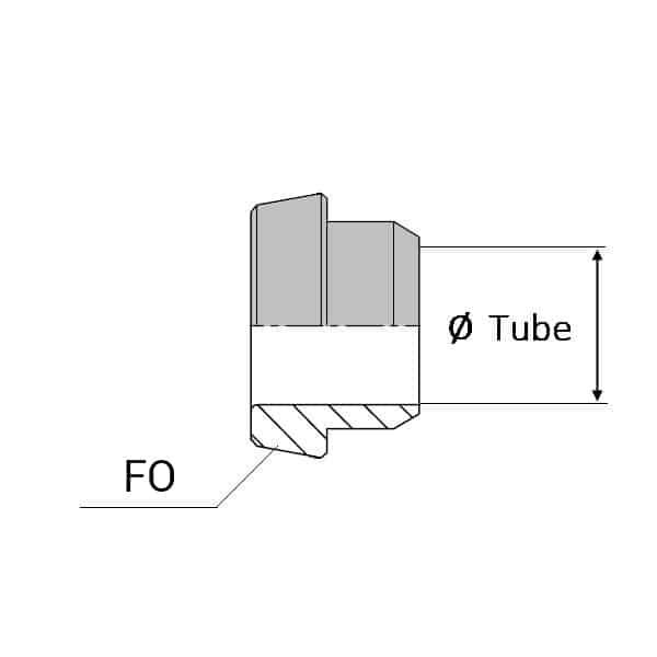 Manchette x emmanchement à souder - Côte métrique - 1