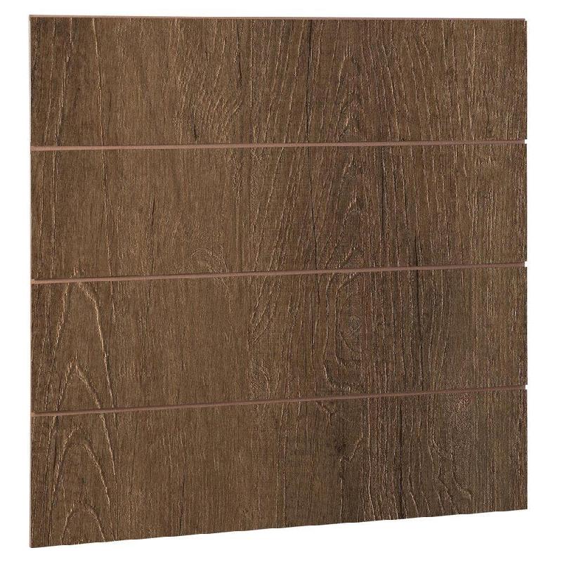 Panneau rainuré R30 L120xP120cm épaisseur 18mm - chêne tabac_0