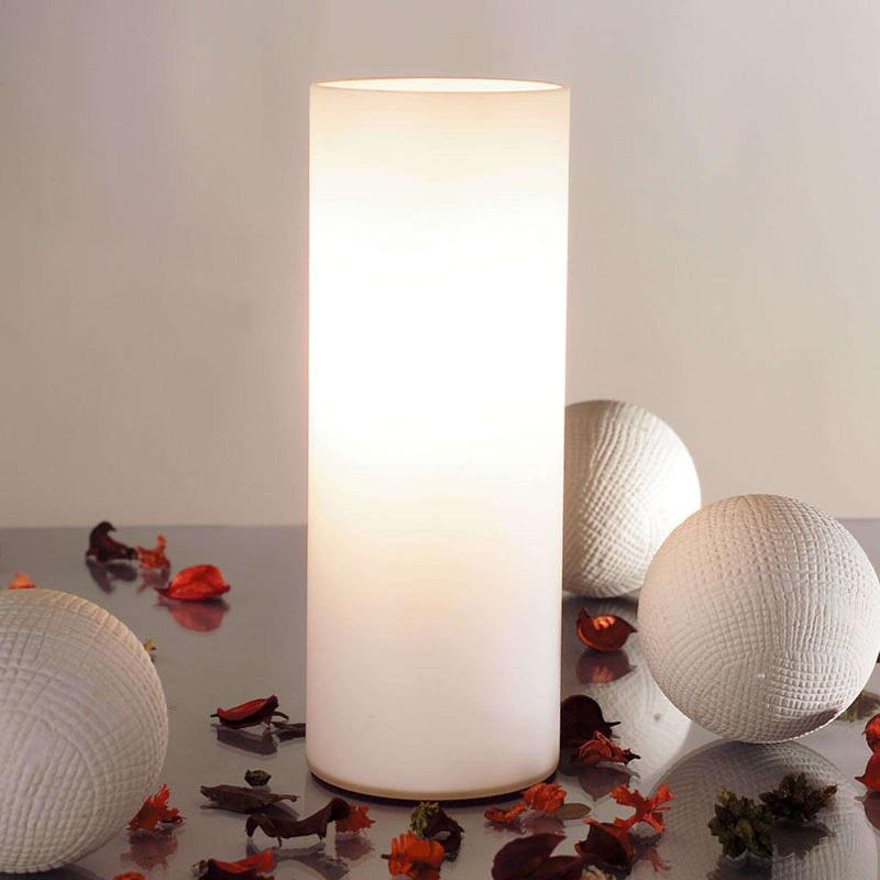 PAULMANN NOORA LAMPE À POSER EN VERRE OPALE