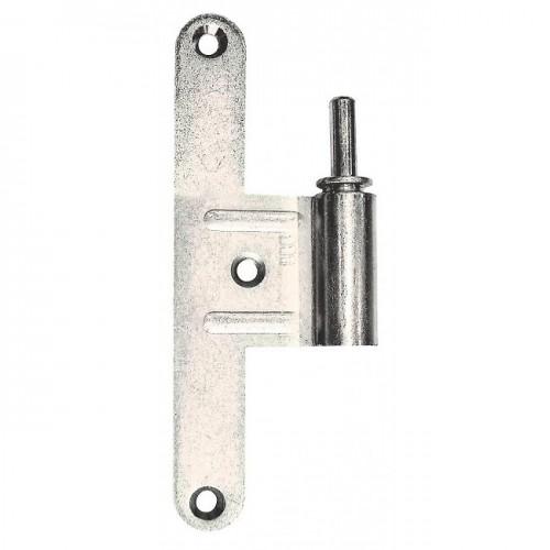 PAUMELLE MÂLE EN ACIER ZINGUÉ BLANC SANS FOURREAU - DIAMÈTRE NŒUD 16MM -MAIN DROITE X100 MONIN