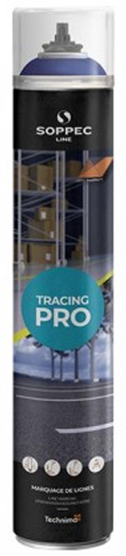 Peinture de marquage au sol tracing® pro système purespray bleu ral 5017 aérosol 750ml - SOPPEC - 152001o - 826559_0