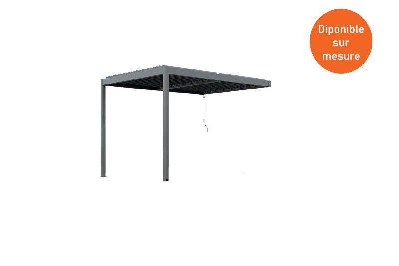 Pergola bioclimatique adossée éco - 2000 / 3000_0