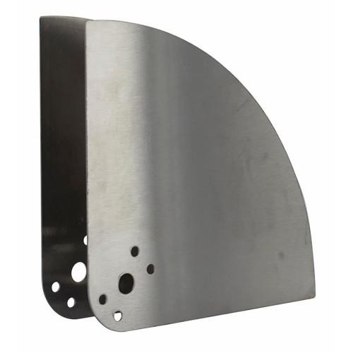 PLAQUE DE PROPRETÉ INOX - POUR SYSTÈME OUVRE-PORTE AU PIED - KADOOR FTH THIRARD