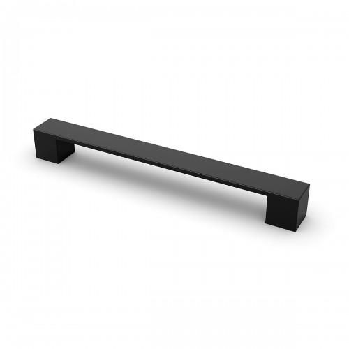 POIGNÉE DE MEUBLE CHEAM - L 25 MM - H 25 MM - NOIR MAT - PAR 4 - 163MM HETTICH