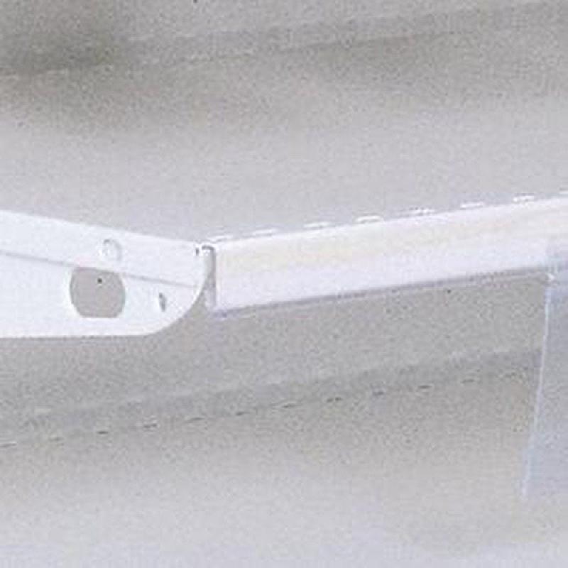 Porte-étiquette basculant - 1000mm - Translucide - Plastique PVC_0
