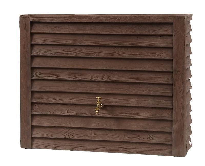 Réservoir mural récupérateur d'eau aspect bois 350 l. - CVMROWDPLMRF-GF01_0