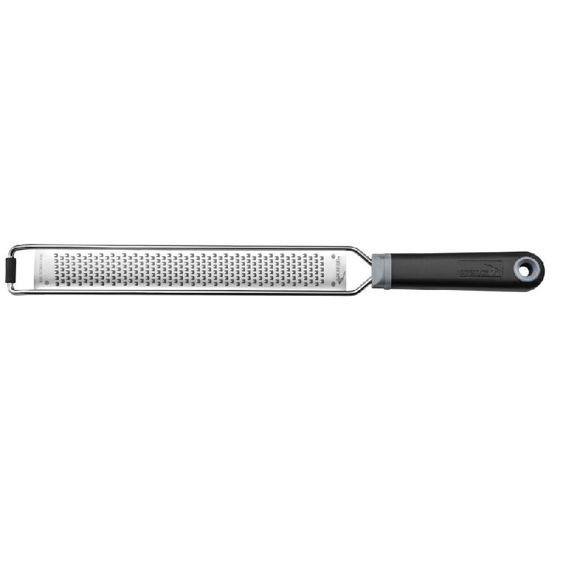 Rape fine lame 3,9 X 39 cm inox manche PP noir Stop glisse Déglon - par 1_0
