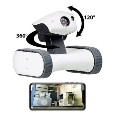 Robot de surveillance vidéo hd domestique hsr-2.Nv 7links - autonome et intelligent_0