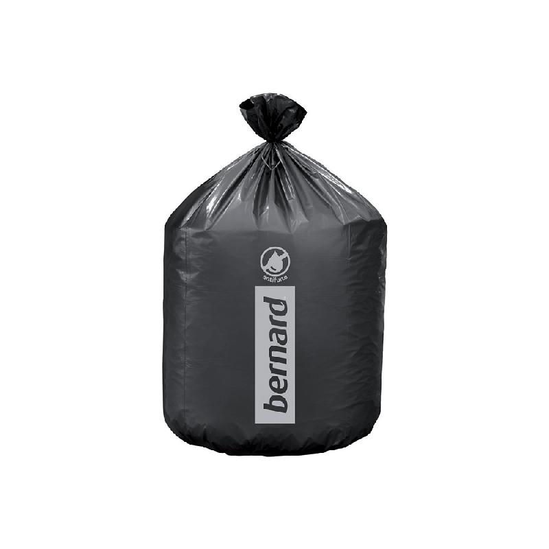 SACS POUBELLE DÉCHETS COURANTS BERNARD SUPERTENE NOIRS 20 L, LOT DE 100