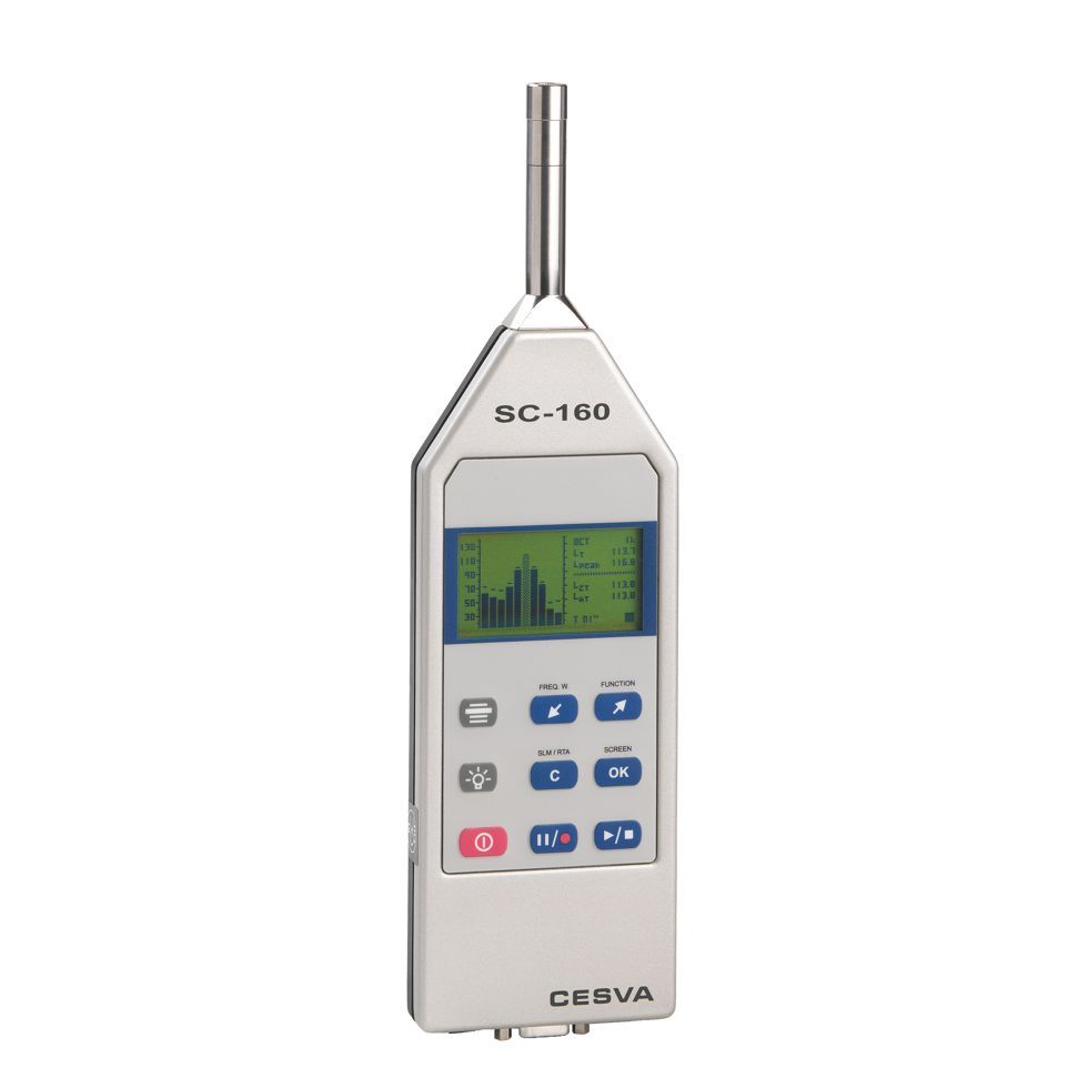 Sc160 - sonomètres intégrateurs - cesva 5c - analyseur de spectre en temps réel_0