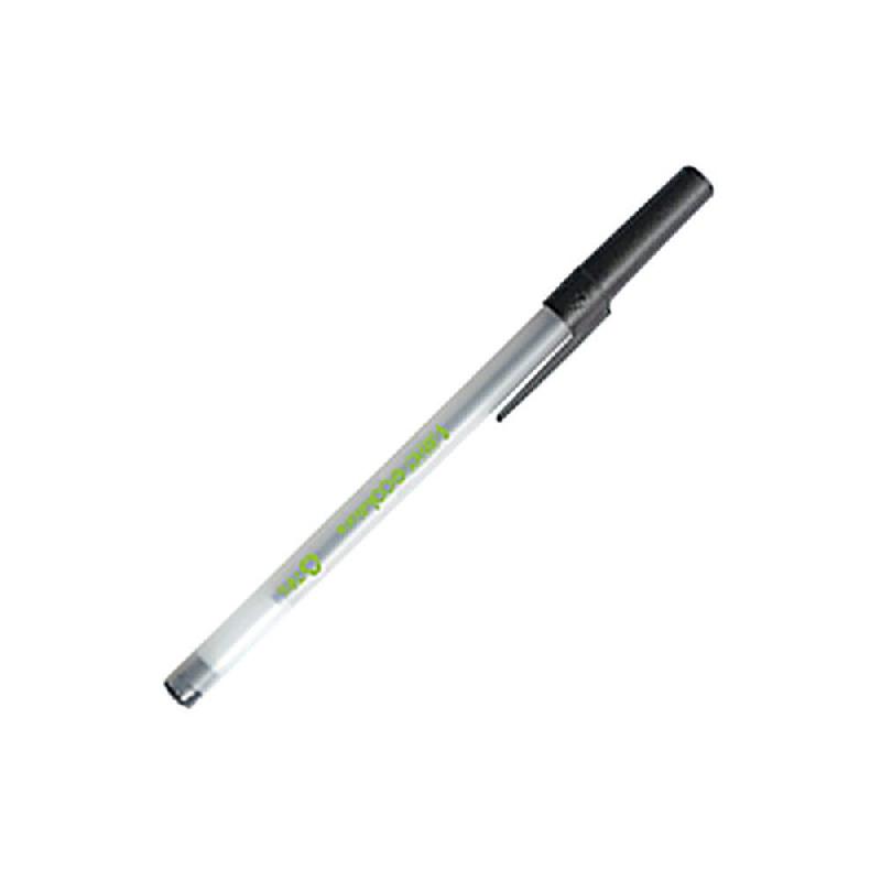 STYLO BILLE BIC ECOLUTIONS ROUND STIC - POINTE MOYENNE - 1 MM - CORPS BLANC - ENCRE NOIRE  - LOT DE 60