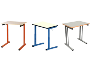 Table d'école START - fixe, réglable en hauteur ou renforcée - plateau stratifié 21 mm_0