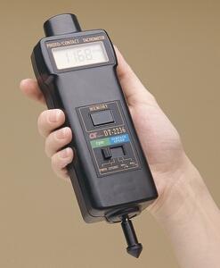 Tachymètre optique et de contact - Mesures rapides et fiables - Écran LCD 5 chiffres - Mémoire automatique_0