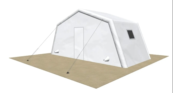 Tente humanitaire gonflable HTS TENTIQ GMBH - idéale pour hébergements et locaux de soins médicaux_0