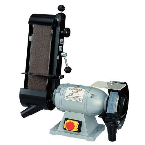 TOURET 1 MEULE 200MM/1 BANDE 100X1000 - 400 V - PROMAC