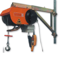 Treuil 200 kg Super Pro - tambour frontal et potence télescopique DM200/APF - câble 25 m et télécommande 230 V_0