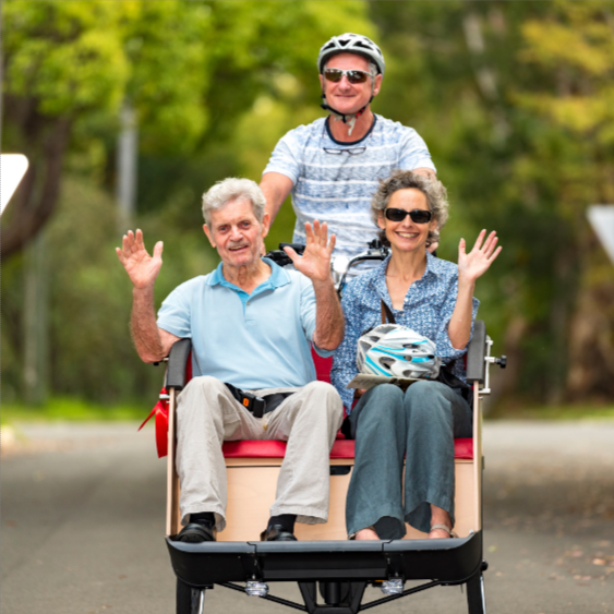 Triobike Tricycle Taxi CL - Vélo pour personnes âgées avec coussins sur mesure et ceinture de sécurité_0