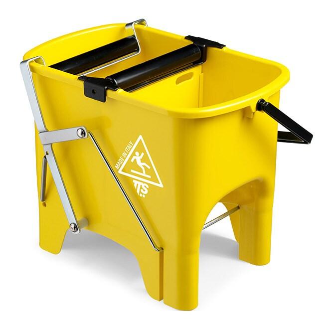 TTS Seau pour mop Squizzy jaune de 15 Lt. - 8011706063284_0
