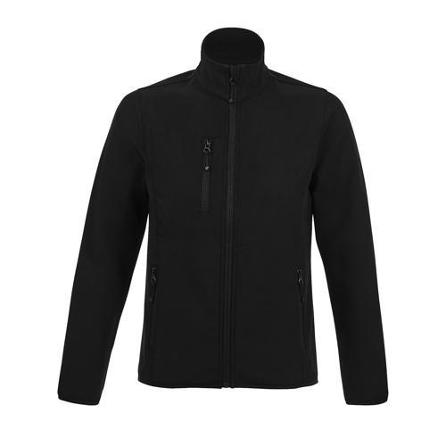 VESTE FEMME ZIPPÉE SOFTSHELL EN POLYESTER NOIR