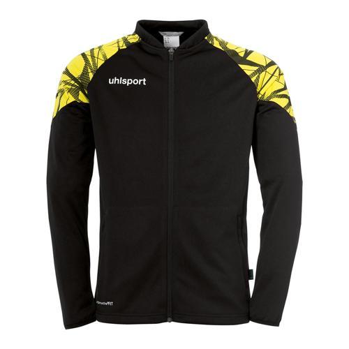 VESTE POLYCOTON ENFANT - UHLSPORT - GOAL 25 NOIR/JAUNE CITRON
