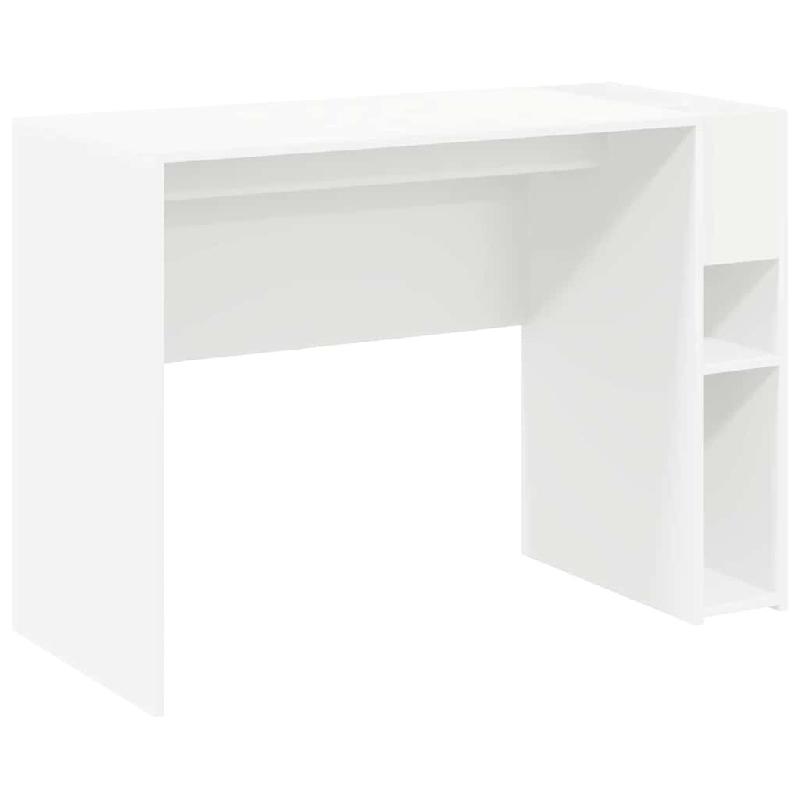 VidaXL Bureau Blanc 109 x 50 x 78 cm Bois d'ingénierie Modèle Atlas Élite - 891200_0