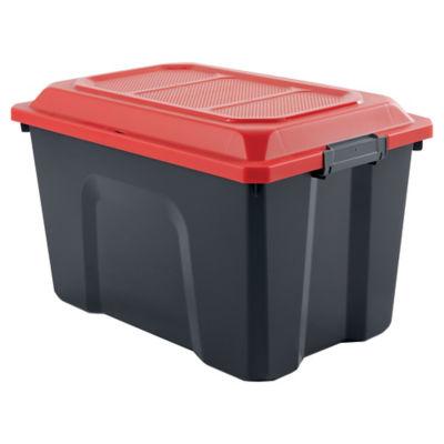 Bac de rangement Sundis 60 L rouge et noir_0