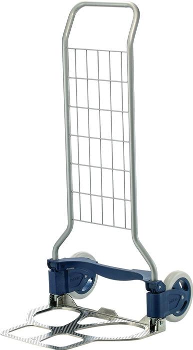 Diable de transport pliable RuXXac-cart - Structure en acier avec revêtement poudre - Pelle aluminium 410x490mm - Charge max 125kg_0