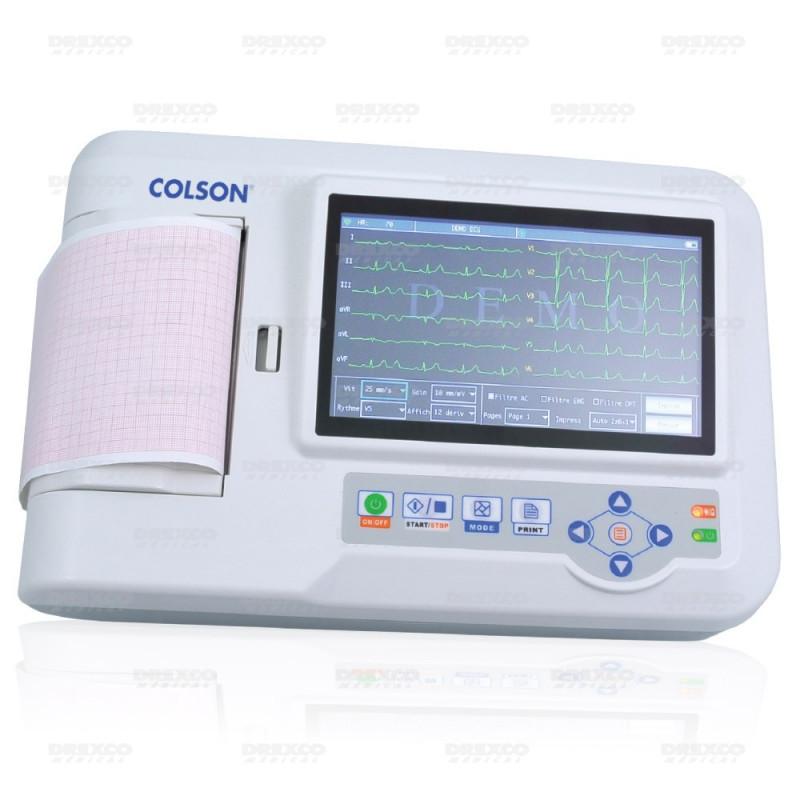 ECG 6 PISTES AVEC INTERPRÉTATION CARDI 6 COLSON_0