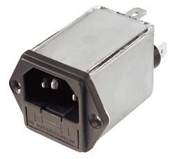 SCHAFFNER Filtre dalimentation FN 284-4-06 avec Interrupteur avec connecteur Femelle pour Appareil 250 V/AC 4 A 1 mH 1 