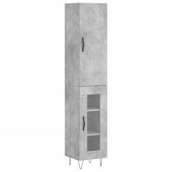 Helloshop26 - Buffet bahut commode armoire meuble de rangement organisateur cuisine salle de séjour salon haut 34,5 x 34 x 180 cm 02_0034427 - 300021_0