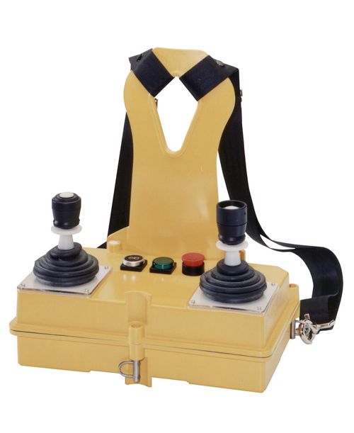 IDV-CS065 - Pupitre de commande Spohn & Burkhardt GmbH & Co. KG - boîtier en plastique renforcé, jaune, compact et stable_0