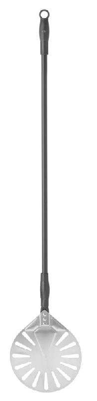 Pelle à pizza ronde perforée en inox - 1200x230 mm - Réf : 617199_0