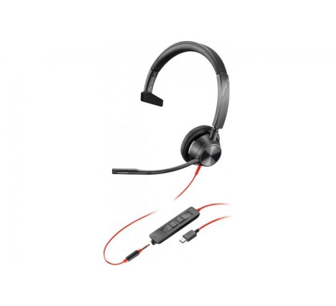 Poly Blackwire BW3315-M - Casque USB-C + Jack avec 1 écouteur - Réf. 463318 - Confort et audio optimal_0