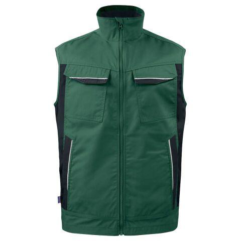 PROJOB 5706 BODYWARMER MULTIPOCHES PRIO VERT FORÊT - TAILLE XXL