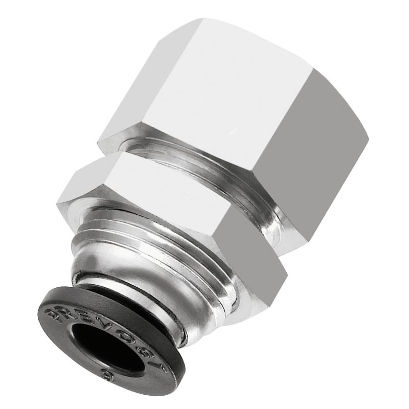 Raccord droit traversée de cloison femelle cylindrique - Prevost - RPD TG - Température 0°C à +60°C_0