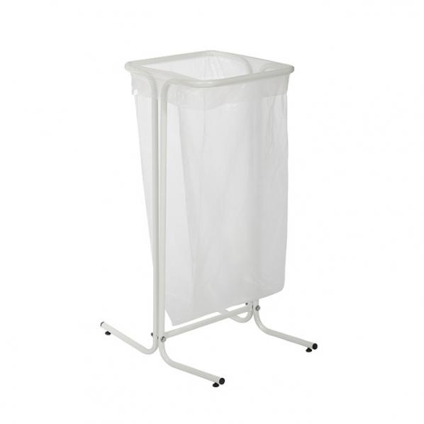 Support sac tri sélectif 110L TUBAG Blanc - 5 couleurs disponibles - Modèles sur pieds ou roulettes_0