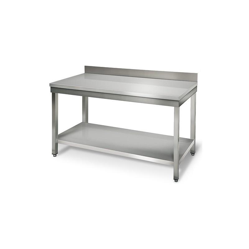 TABLE INOX AVEC DOSSERET 1000 X 700 PROFESSIONNEL_0