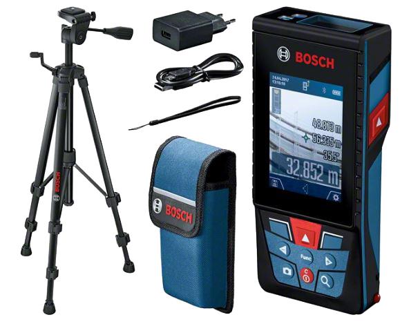 Télémètre laser caméra glm120c + trépied bt150 en boîte carton - BOSCH - 0601072f01 - 773888_0