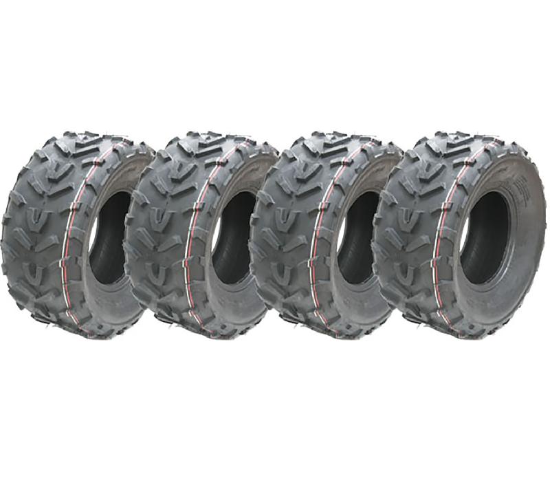 22x11.00-10 ATV Quad Tyres 6ply Wanda P367 E-Marked Road Legal Tires (Set of 4)_0