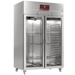 Armoire réfrigérée 1400L GN 2/1 acier inoxydable classe C régulateur digital 4 roues - Diamond - 0615402824668_0