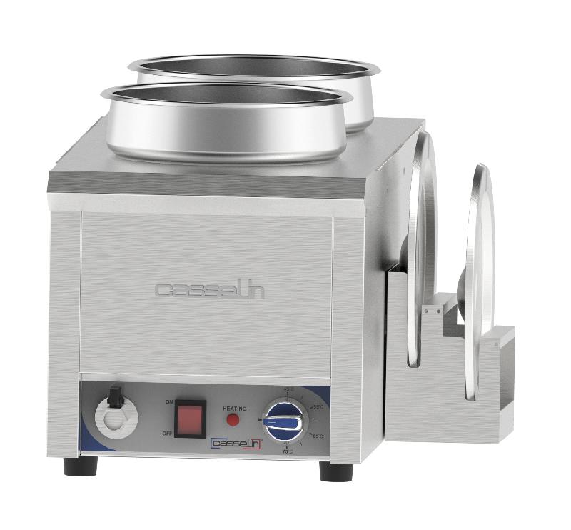 Bain-marie à eau à sauce 2 x 7,5L CASSELIN CBMES275_0